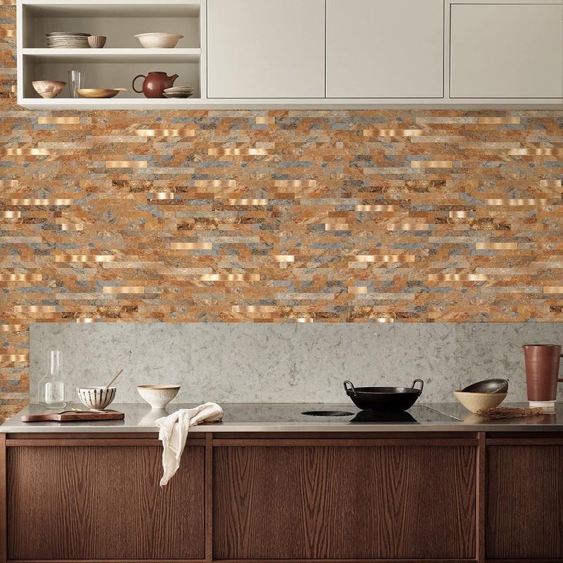 Midcard 10 Sheet Peel and Stick Backsplash PVC Wall Tile,for Kitchen Backsplash… - Image 4